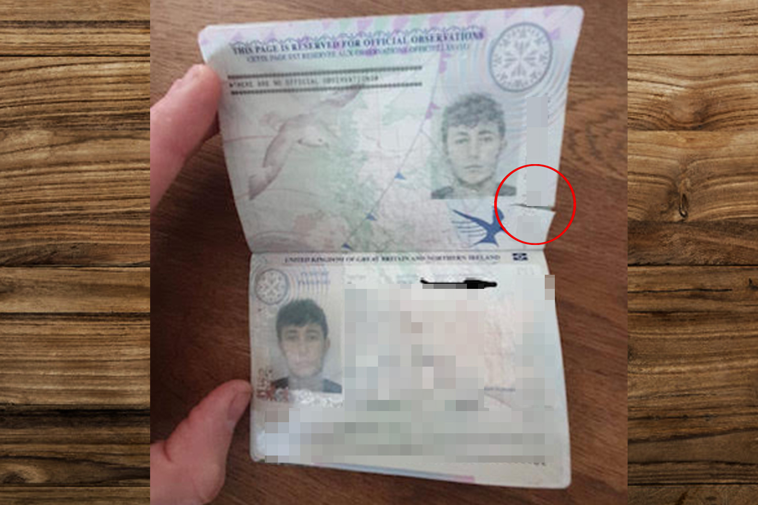 Дырка в паспорте
